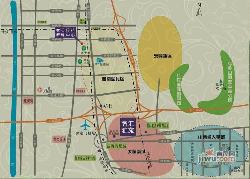 智汇雅苑位置交通图